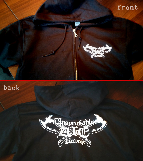 Unspeakable Axe hoodie LARGE (black)